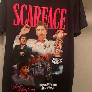 New Scarface short sleeve T-shirt black small